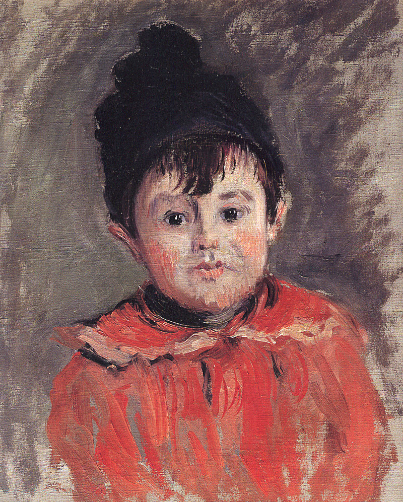 Portrait of Michael with Hat and Pom Pom 1880